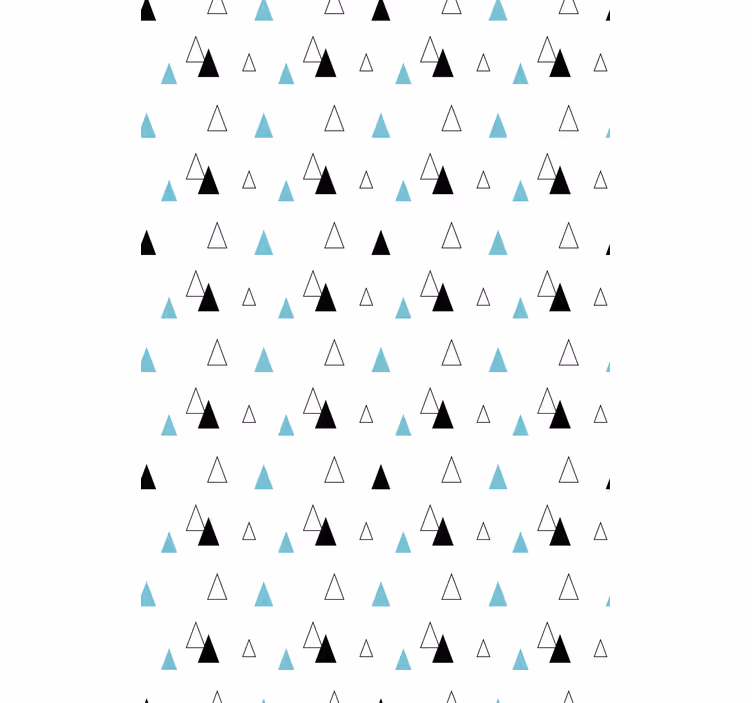 Minimalist triangle pattern scandinavian blind - TenStickers