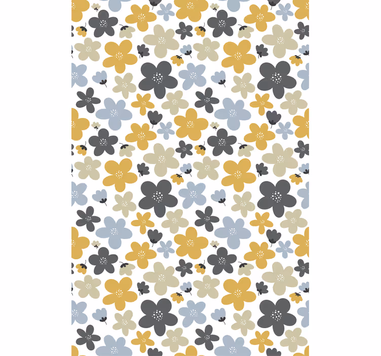 Floral arrangement for kids blind flowers and plants - TenStickers