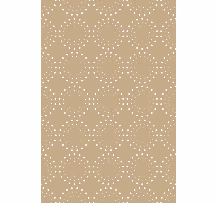Pattern roller blind with circular dots design - TenStickers