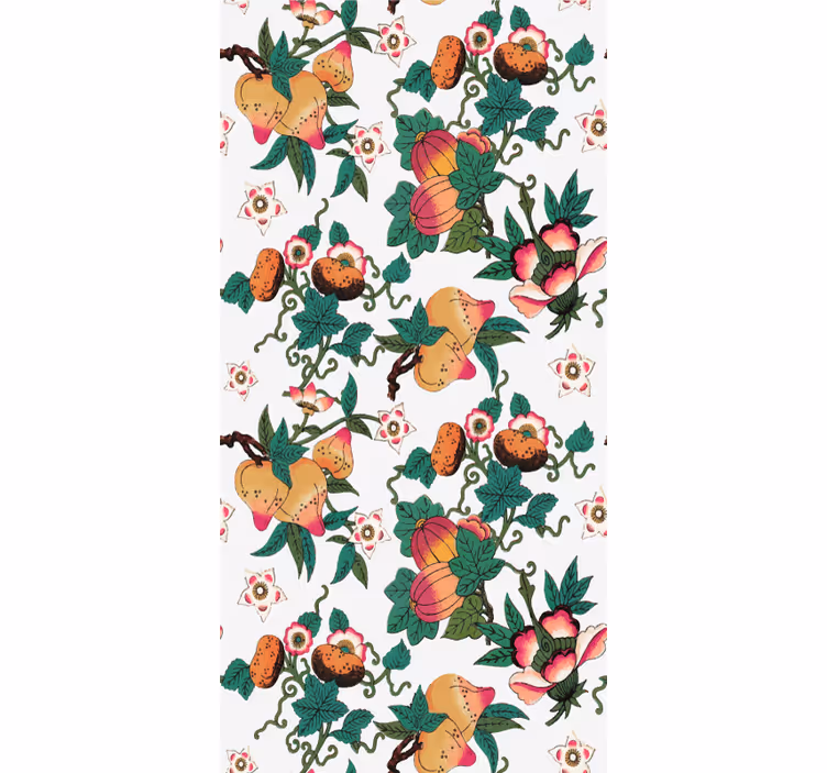 Lush fruit and floral blind flowers and plants - TenStickers