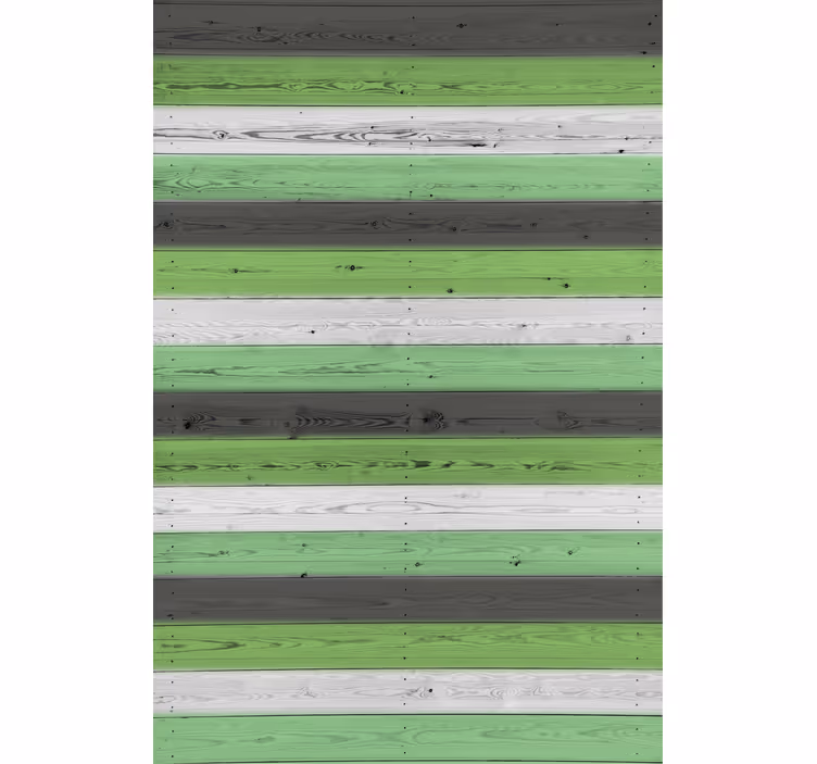 Green striped pattern pattern roller blind - TenStickers
