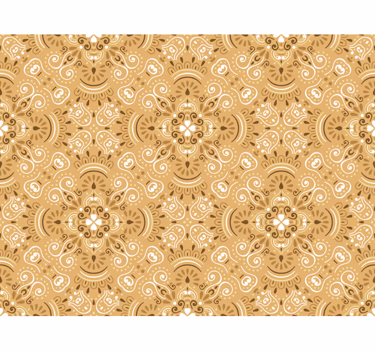 Vintage beige ornamental pattern retro vintage blind - TenStickers