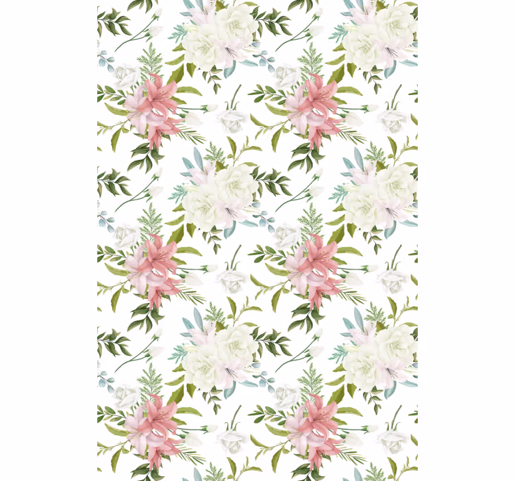 Floral simple arrangement elegant blind - TenStickers