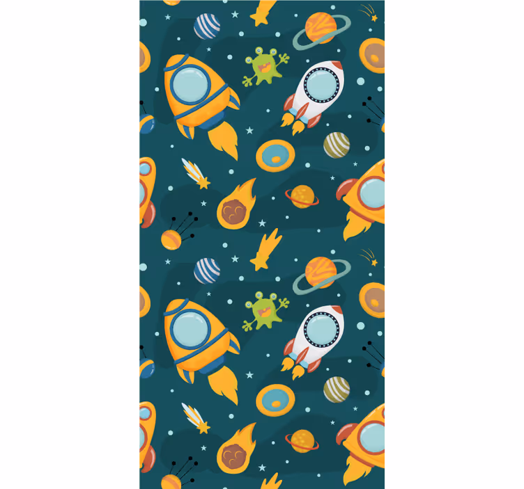 Space adventure theme blind children - TenStickers