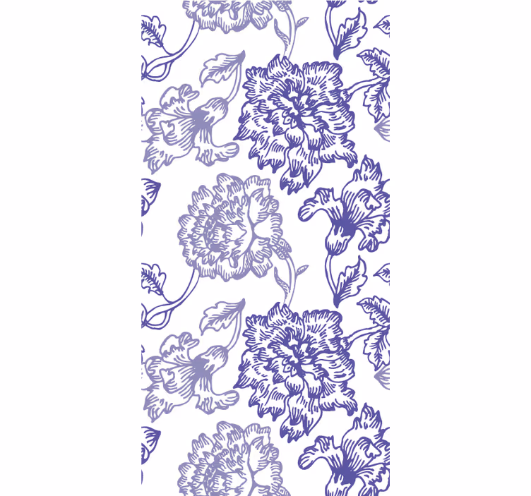 Elegant Floral Theme blind flowers and plants - TenStickers