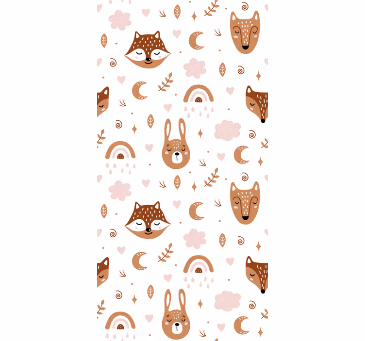 Woodland Creatures animals blind - TenStickers