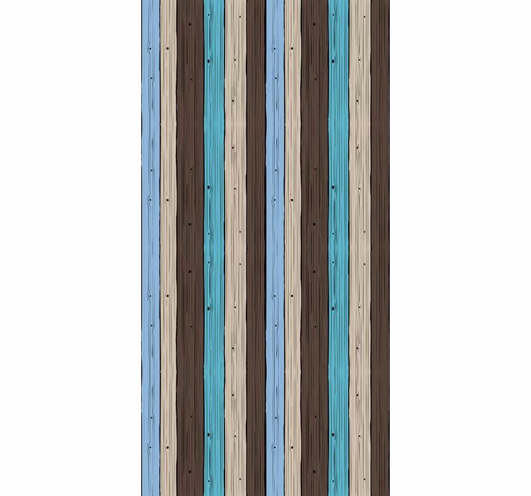 Wooden Stripe Pattern pattern roller blind - TenStickers