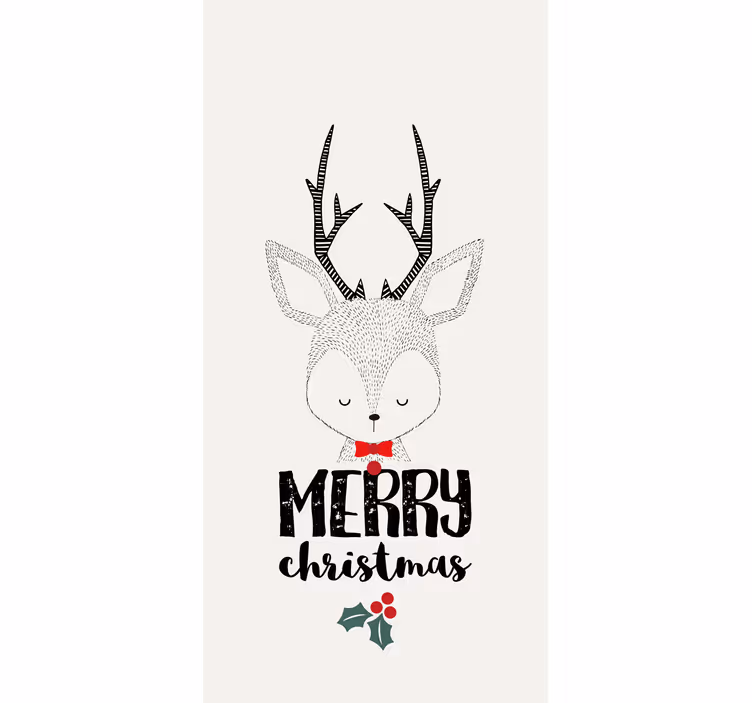Christmas reindeer roller blind - TenStickers