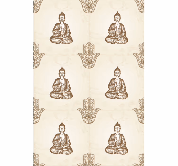 Buddha symbol patterns zen blind - TenStickers