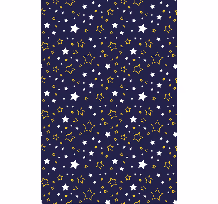 Starry night motif blind children - TenStickers