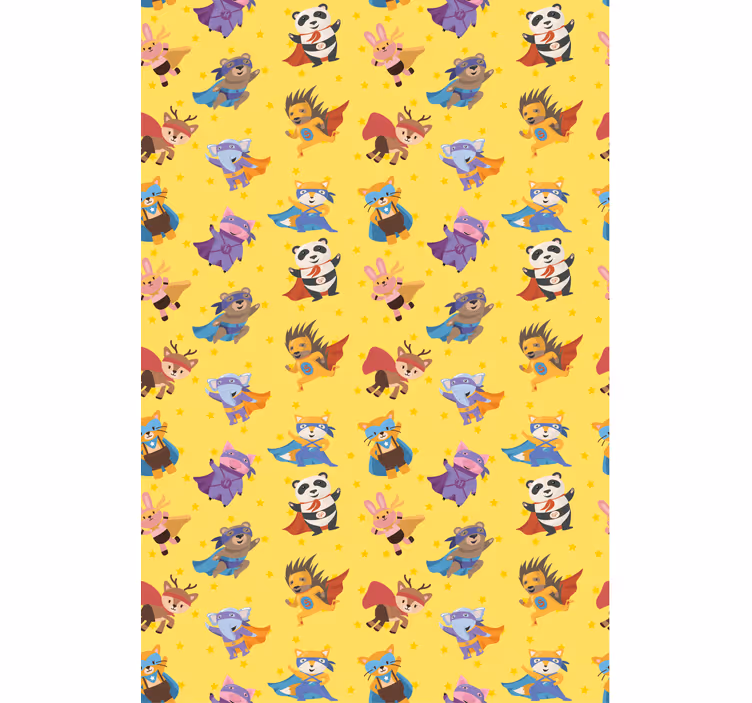 Superhero Animal Characters fun blind - TenStickers