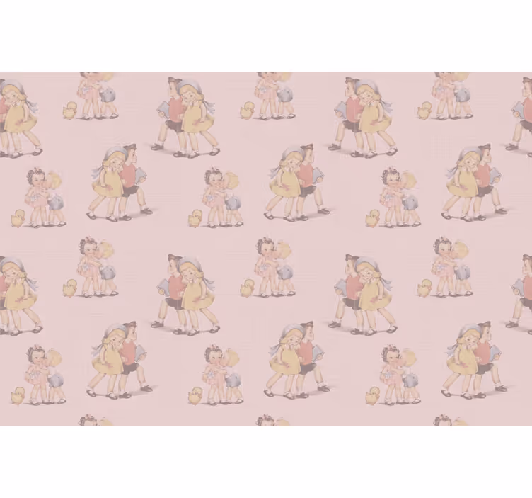 Children playing together blind original - TenStickers
