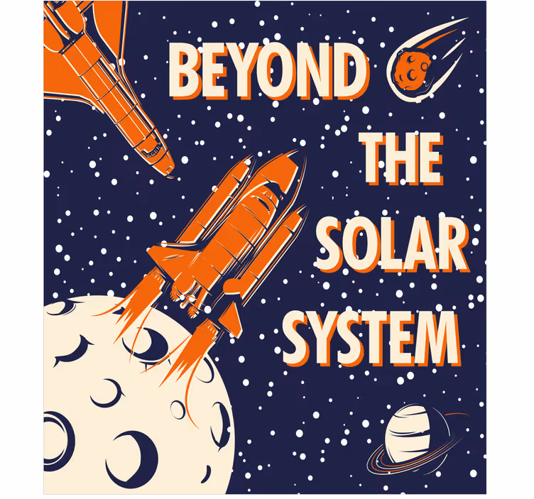 Space Exploration Adventure blind geek - TenStickers