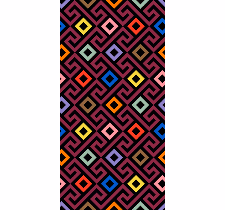 Blind original geometric diamond design - TenStickers