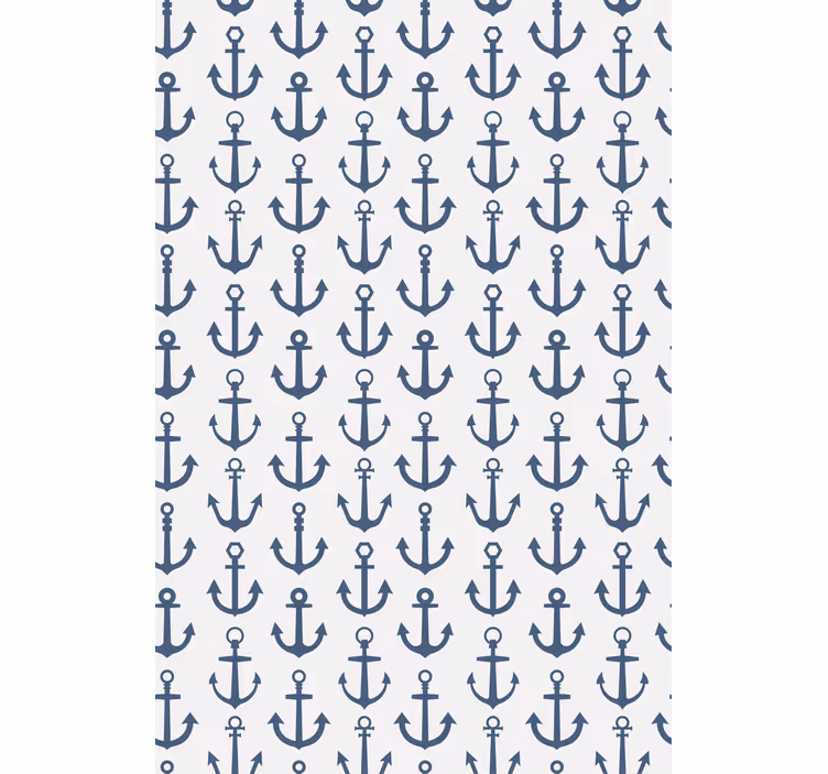 Nautical Anchor Pattern blind - TenStickers