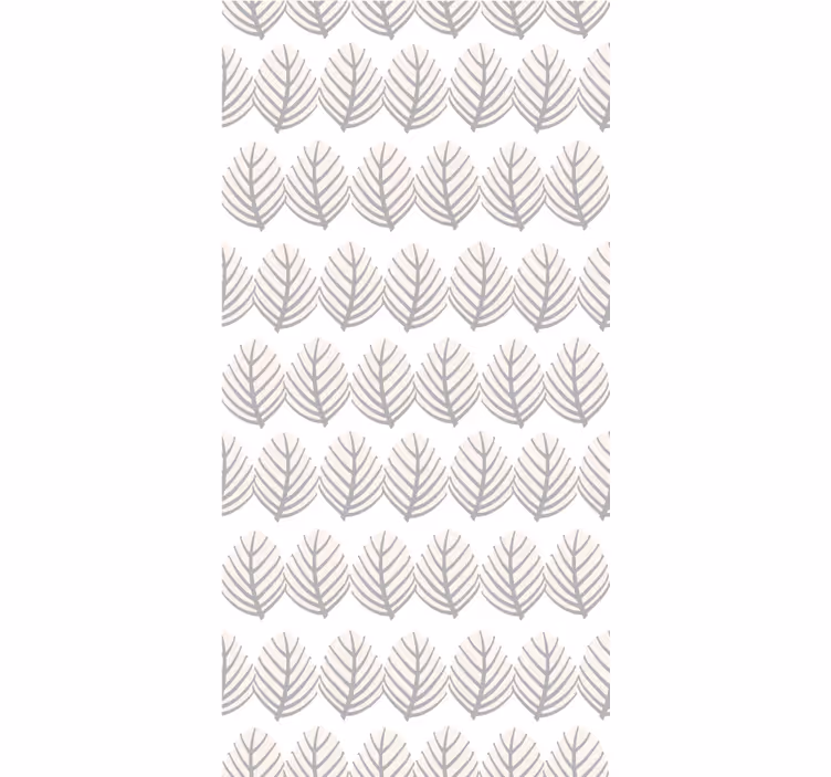 Foliage Motif Arrangement blind flowers and plants - TenStickers