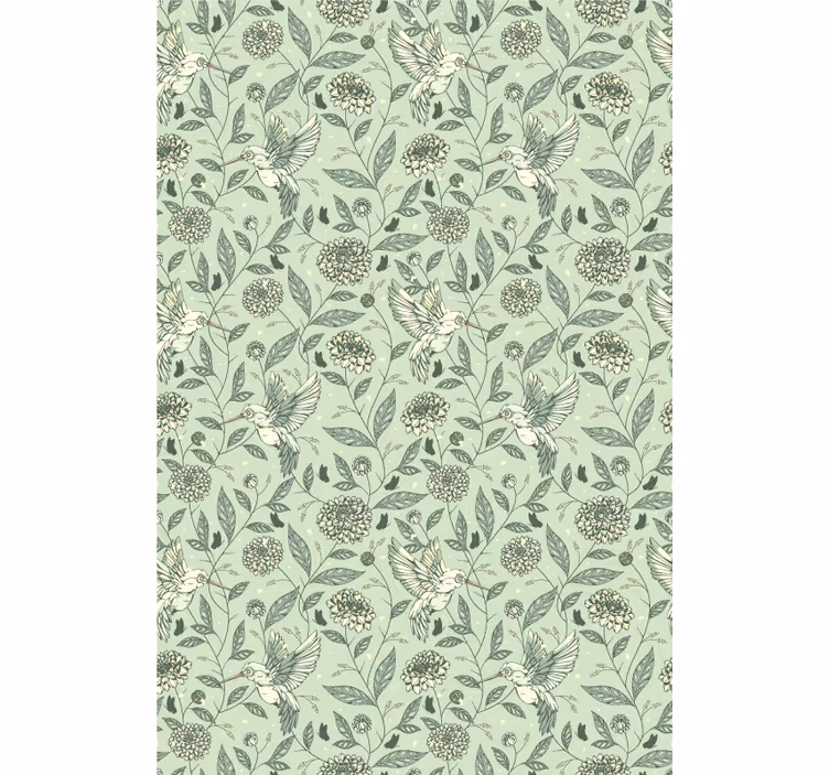 Charming Floral Design blind flowers and plants - TenStickers
