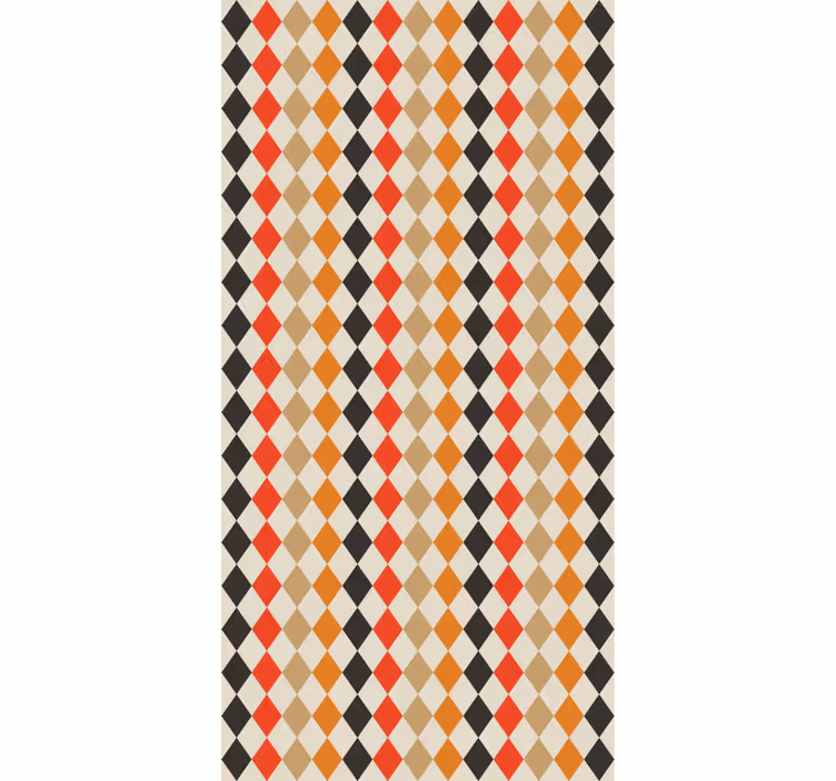 Diamond shape theme modern blind - TenStickers