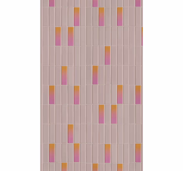 Gradient pink pattern pattern roller blind - TenStickers