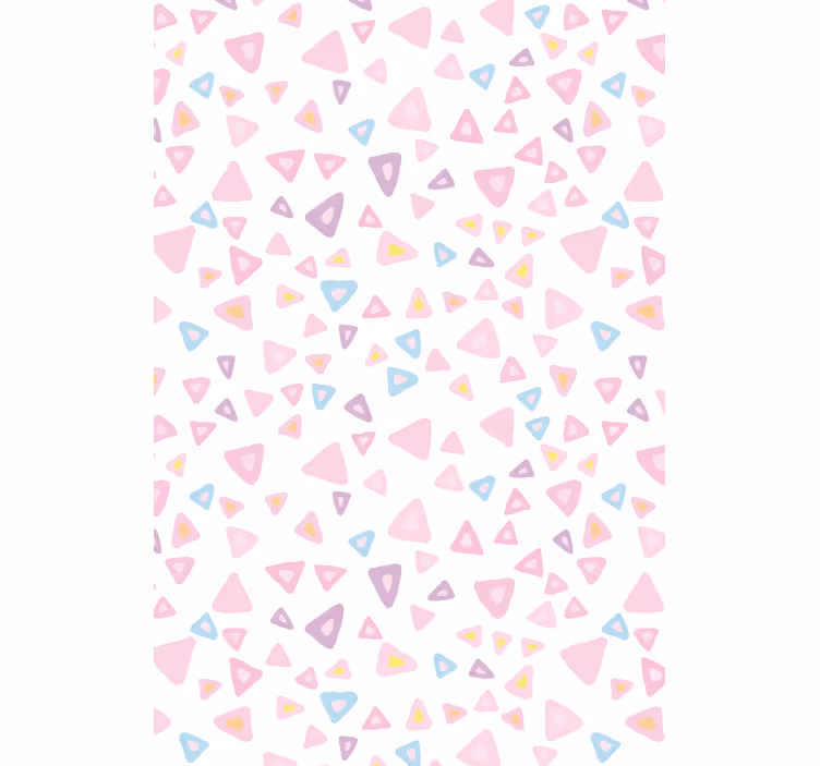 Pink triangle patterns blind children - TenStickers