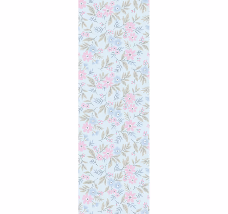 Subtle Botanical Motif blind flowers and plants - TenStickers