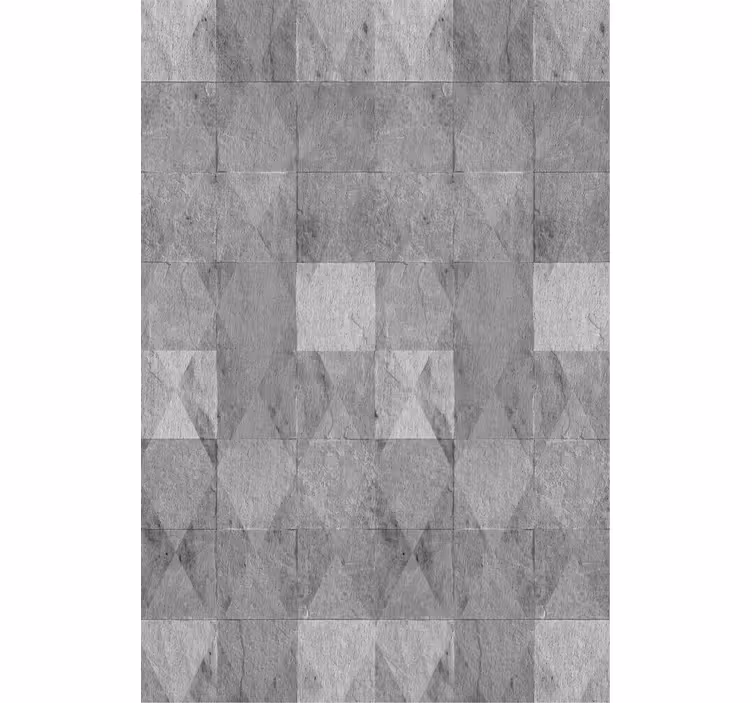 Pattern roller blind geometric grey design - TenStickers