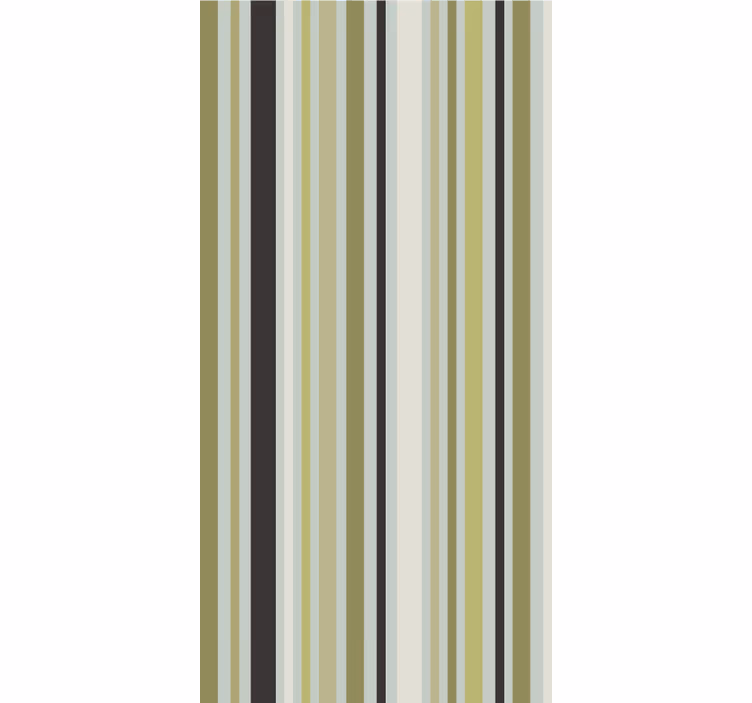 Linear green stripes modern blind - TenStickers
