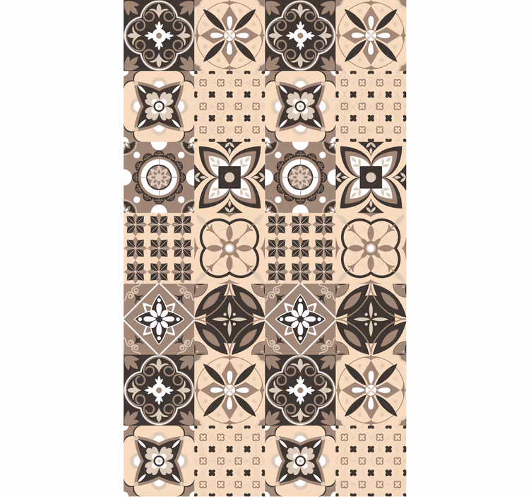 Ornate Tile Patterns pattern roller blind - TenStickers