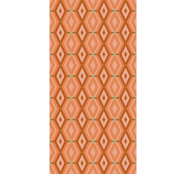 30s autumnal tints geometric vintage blind - TenStickers