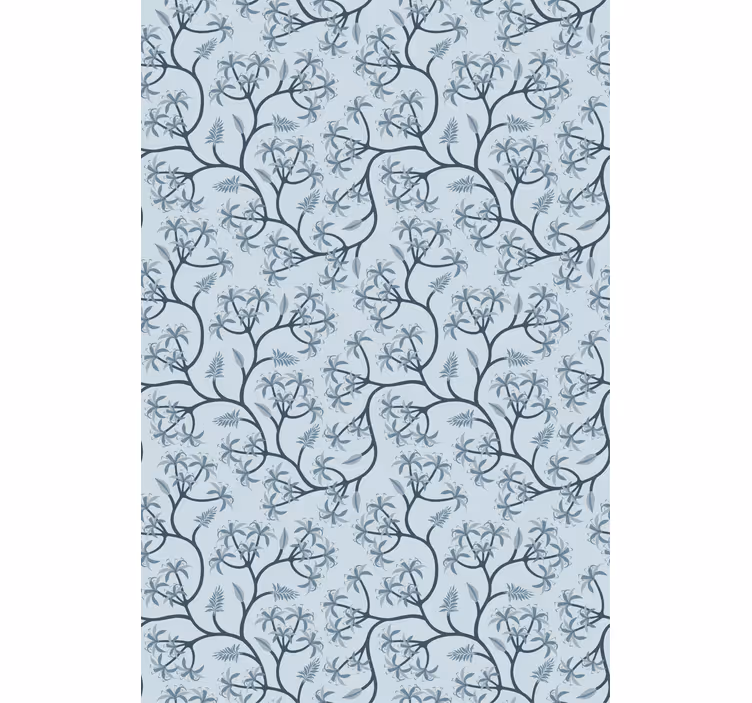 Elegant Botanical Pattern blind flowers and plants - TenStickers