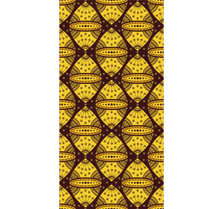 Geometric fusion pattern roller blind - TenStickers