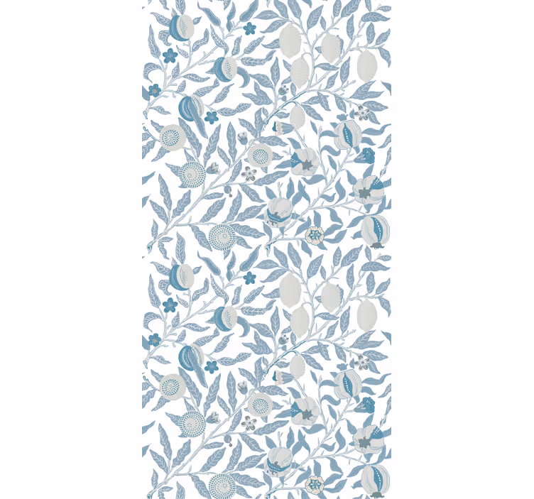 Floral Pattern With Fruits blind flowers and plants - TenStickers