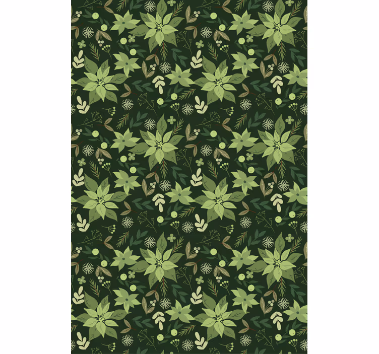 Lush Green Flora blind flowers and plants - TenStickers