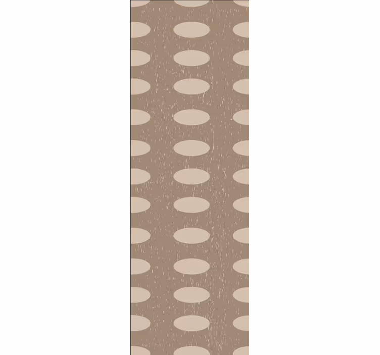 Eloquent Oval Patterns pattern roller blind - TenStickers
