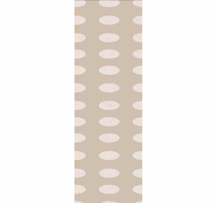 Oval pattern contrast pattern roller blind - TenStickers