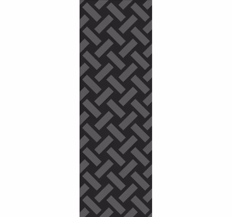 Pattern roller blind interwoven design - TenStickers