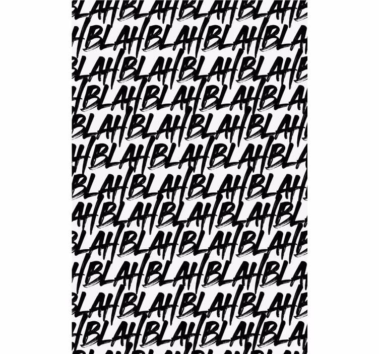 Expressive Typography Pattern text blind - TenStickers