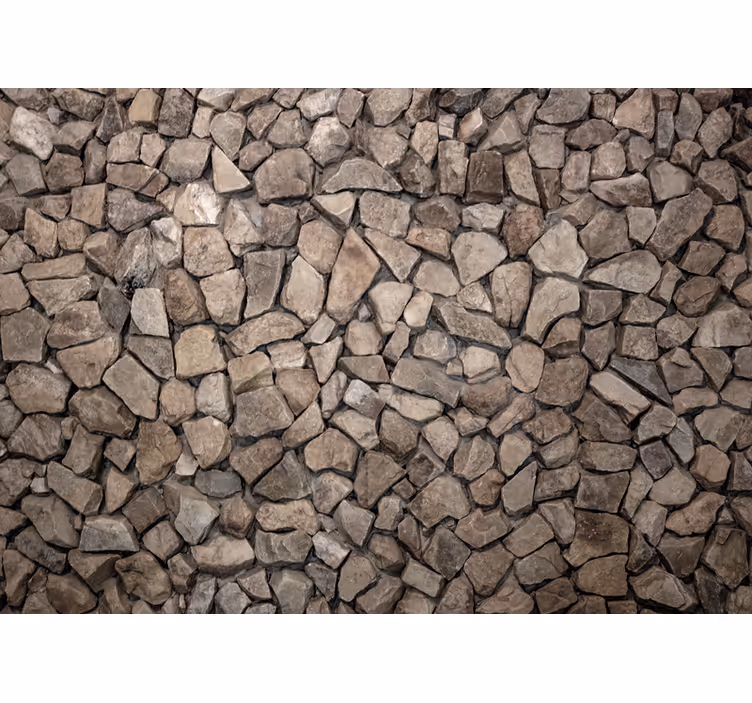 Rustic style 3D stones vintage blind - TenStickers