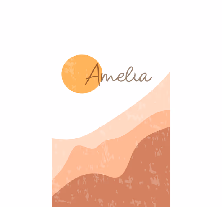 Abstract sunrise design modern blind - TenStickers