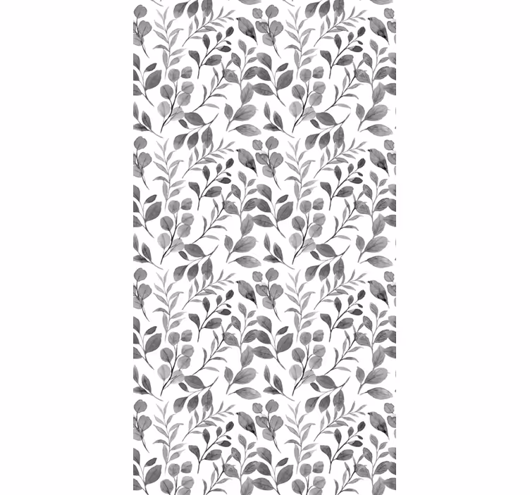 Leafy Botanical Pattern blind flowers and plants - TenStickers