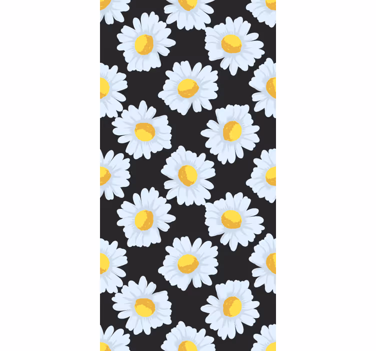 Daisy Flower Theme blind flowers and plants - TenStickers