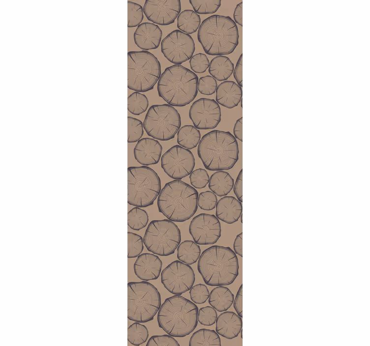 Rustic tree trunk roller blinds - TenStickers