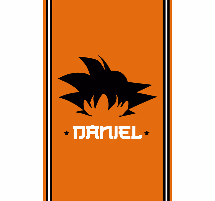 Goku Customizable orange blind - TenStickers
