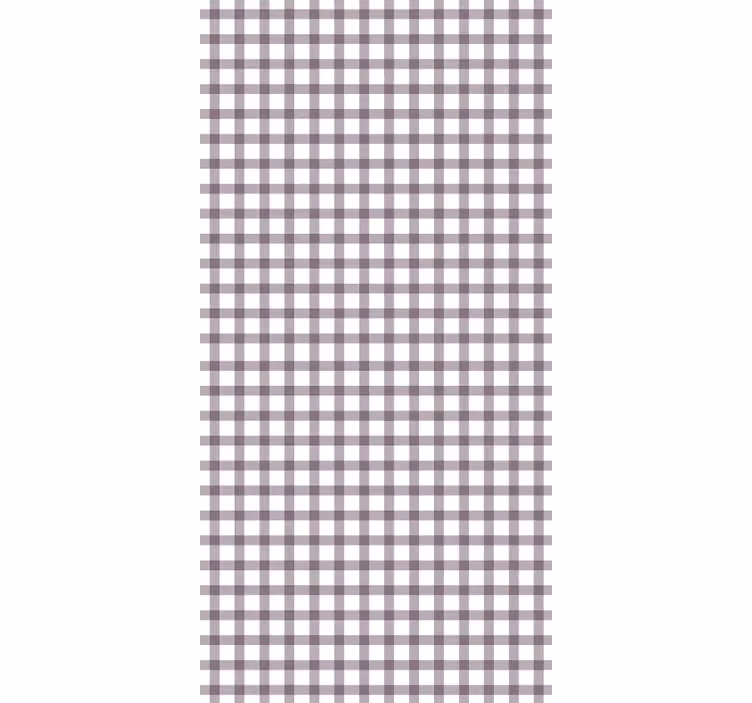 Lilac Gingham texture and pattern blind - TenStickers