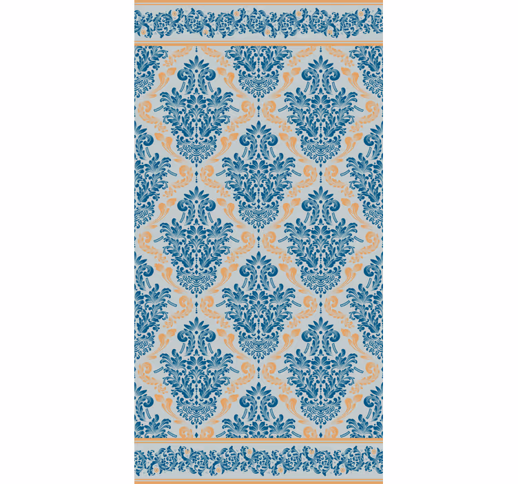 Floral baroque pattern elegant blind - TenStickers
