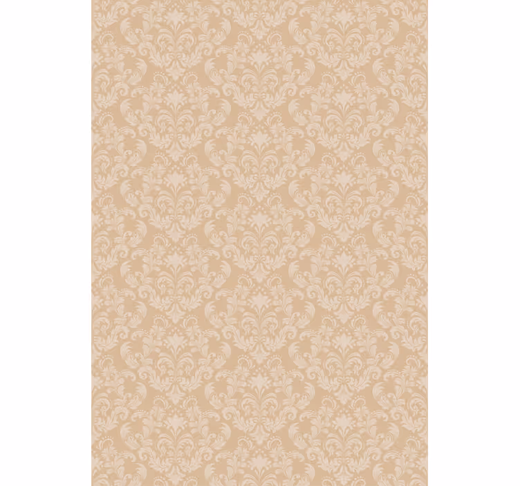Damask beige pattern vintage roller blind - TenStickers