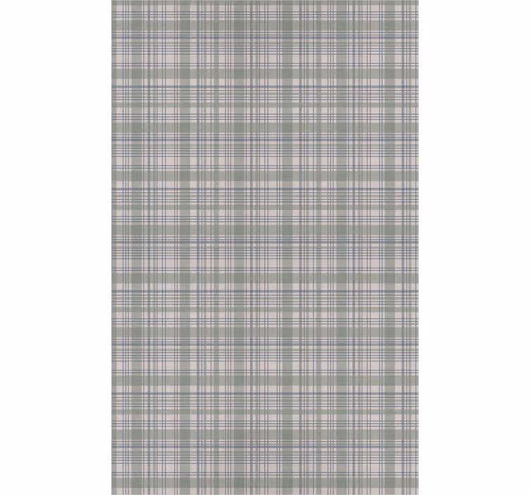 Green tartan classic vintage blind - TenStickers