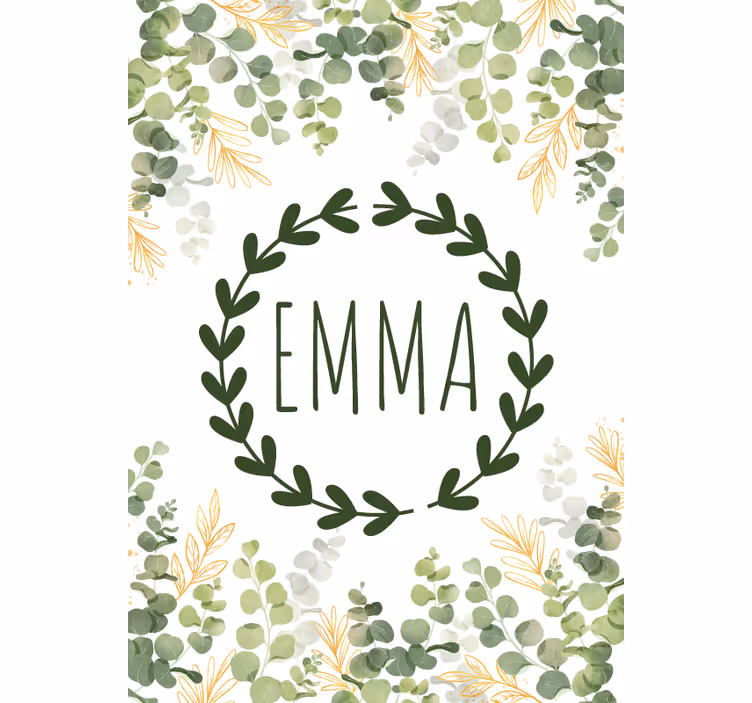 laurel wreath custom Childrens blind - TenStickers