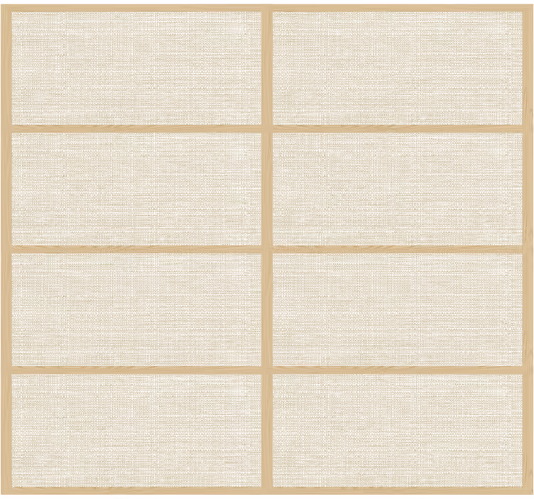 Japanese panel structure living room roller blind - TenStickers