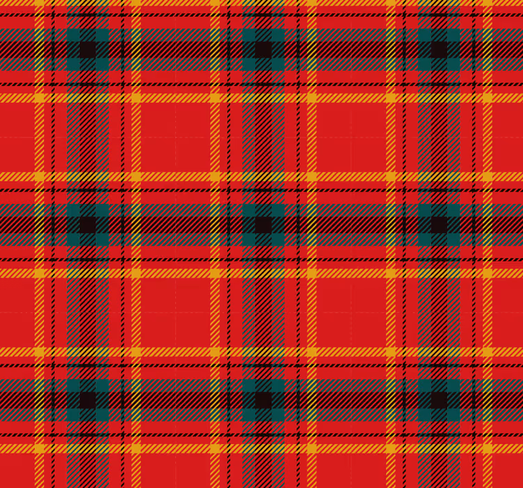 Christmas red tartan texture blind - TenStickers